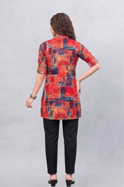 Abstract Printed Kurti
