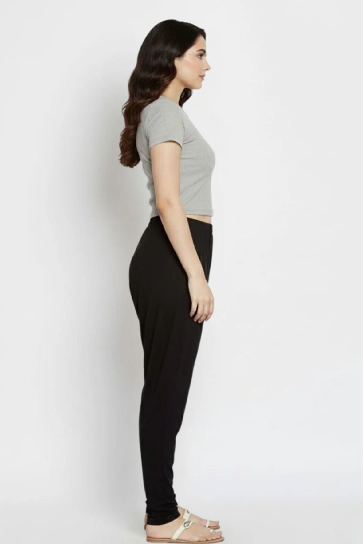 Black Plain Viscose Patiala
