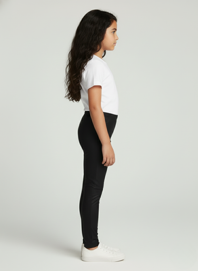 Black Metallic Leggings