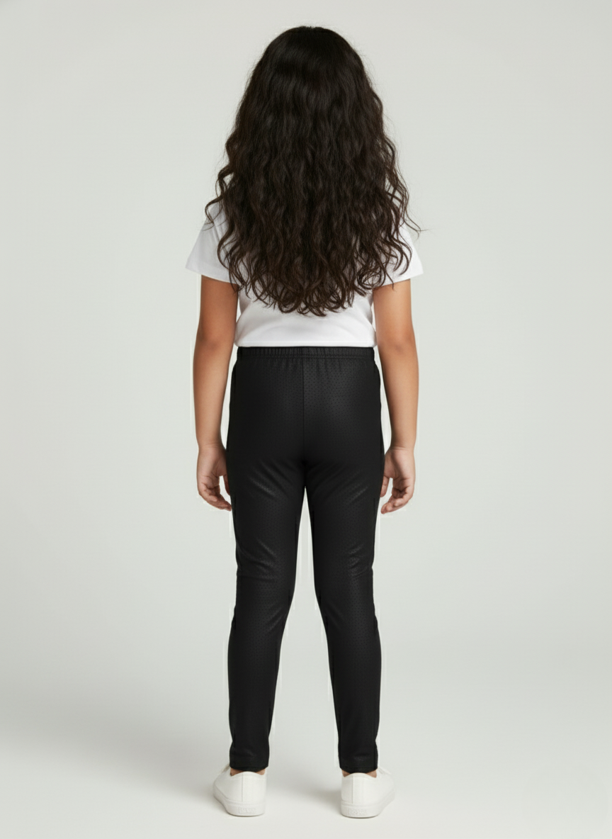 Black Metallic Leggings