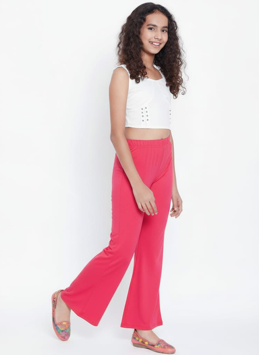 Pink Viscose Palazzo