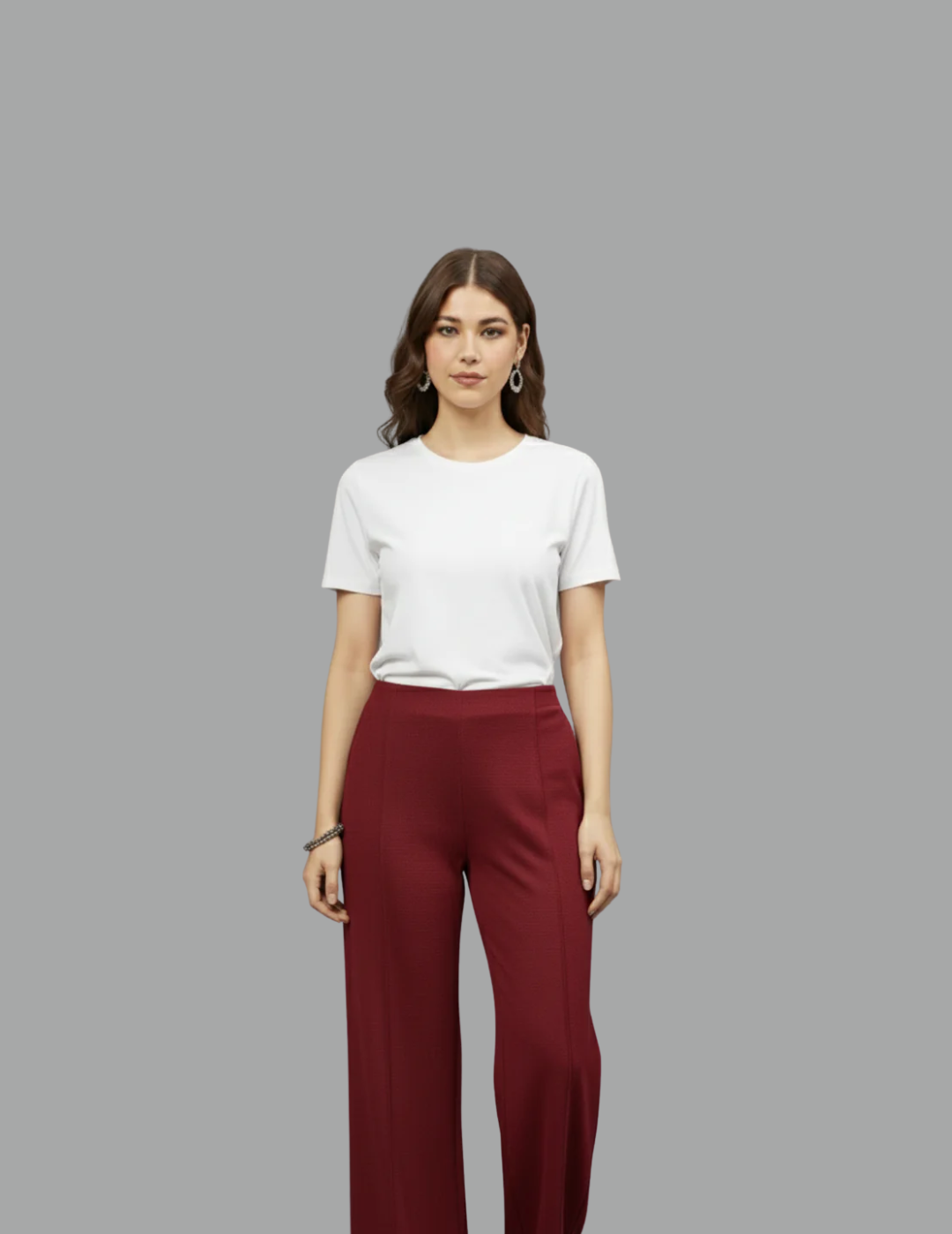Maroon Women’s Trousers