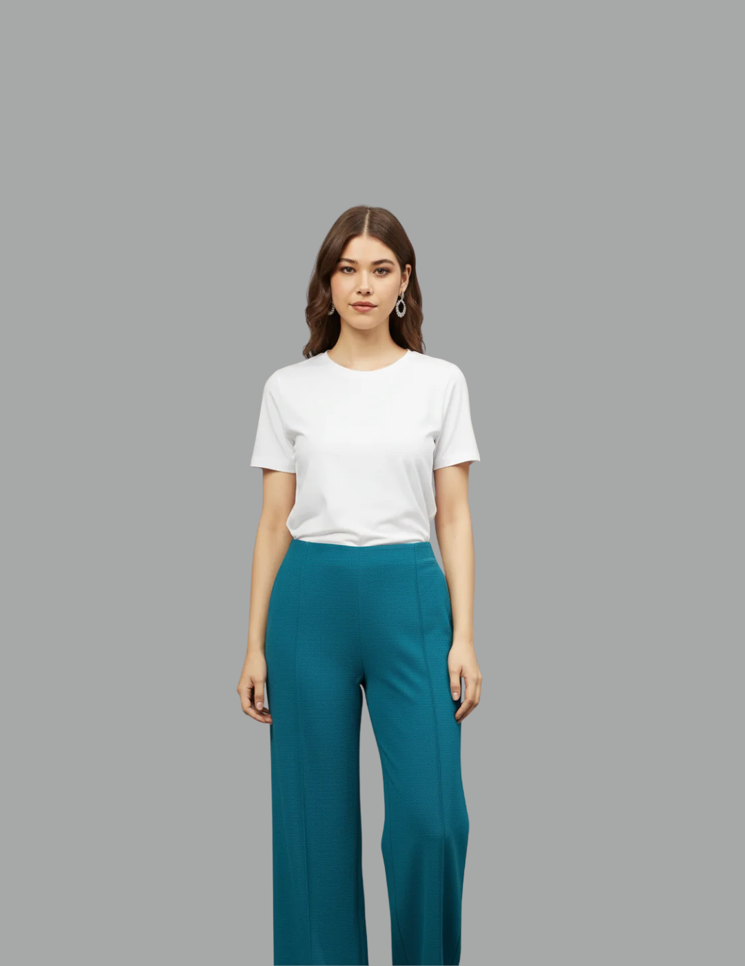 Turquoise Blue Women’s Trousers