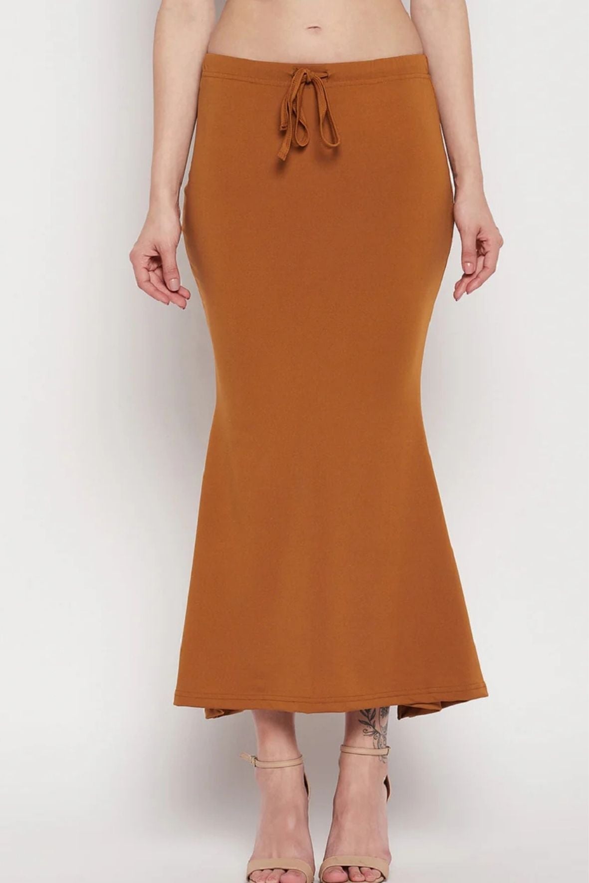 Mustard Petticoat Saree Shapewear Inskirt