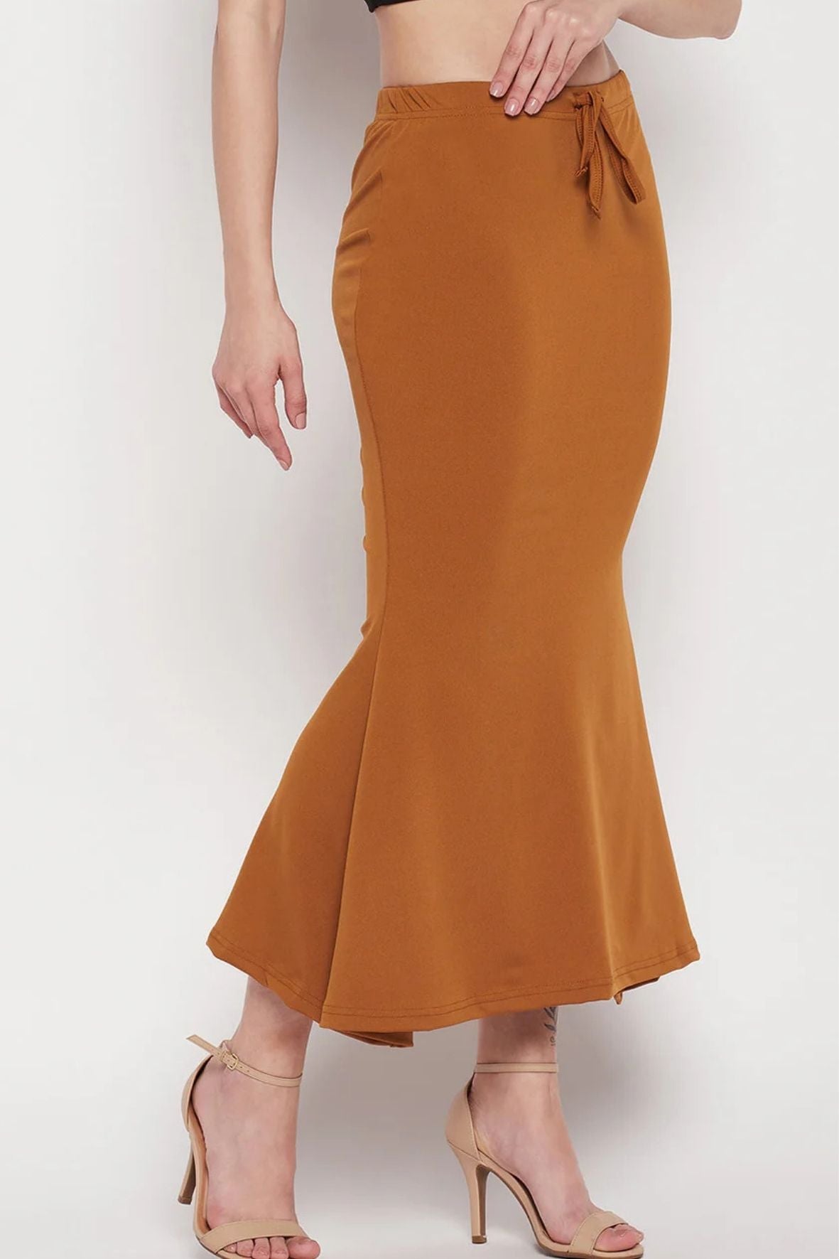 Mustard Petticoat Saree Shapewear Inskirt