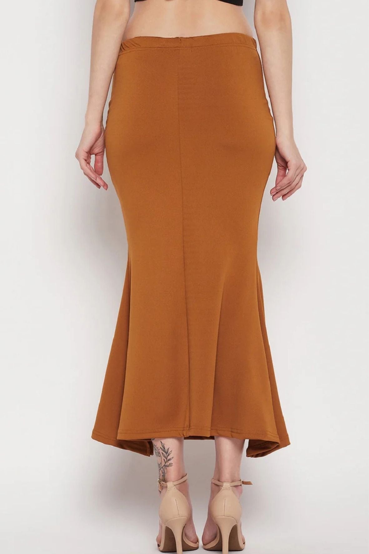 Mustard Petticoat Saree Shapewear Inskirt