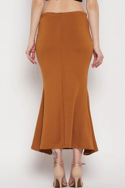 Mustard Petticoat Saree Shapewear Inskirt