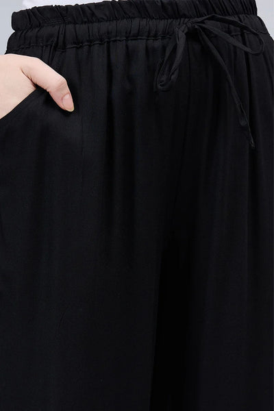 Black Lace Palazzos