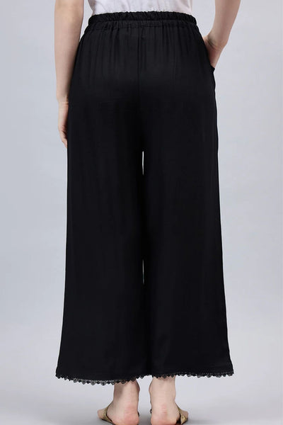 Black Lace Palazzos