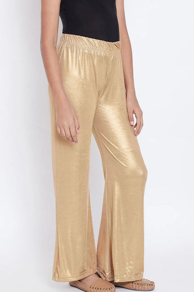Kids Gold Shimmer Palazzo