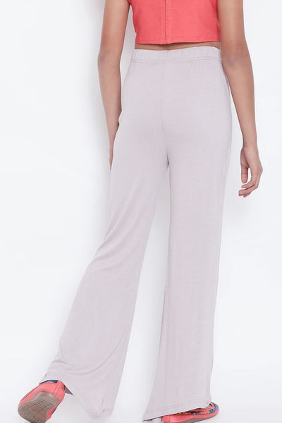 Grey Viscose Palazzo