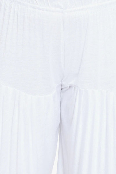 White Viscose Dhoti Pants