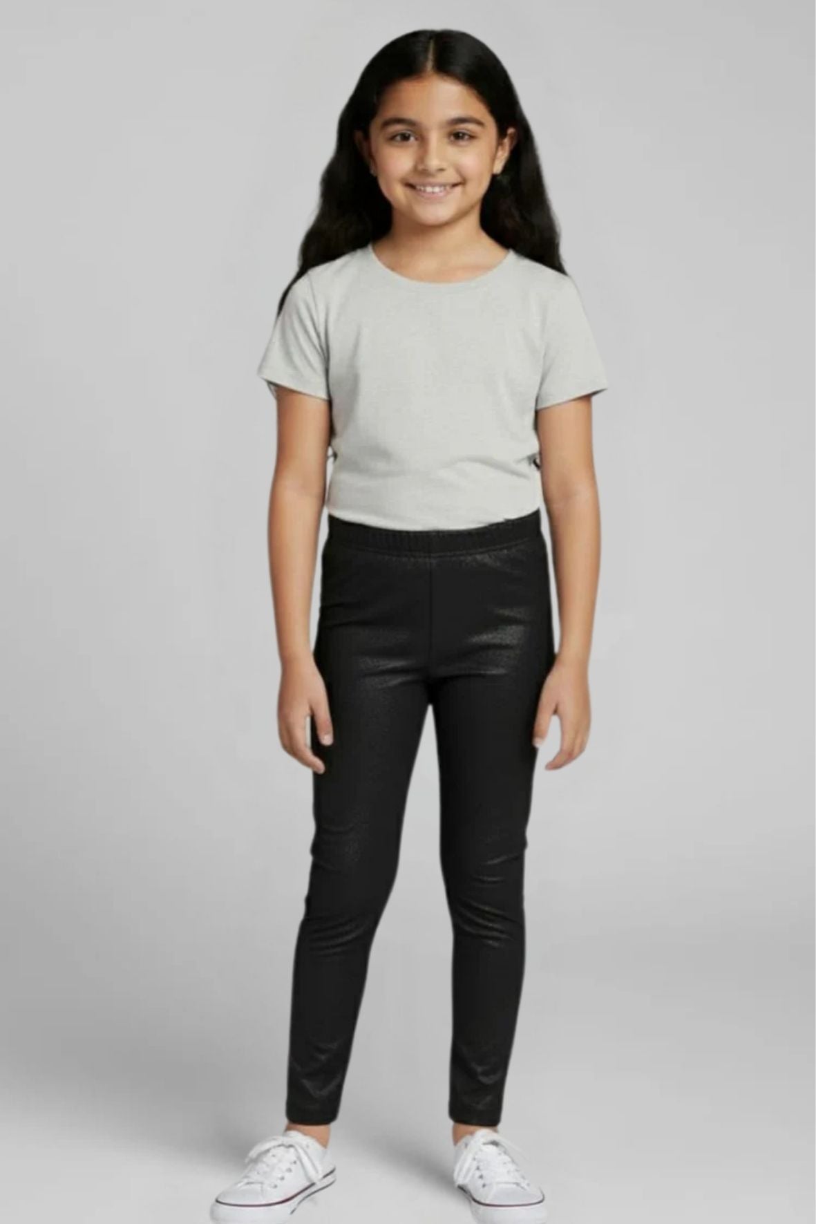 White Shimmer Leggings
