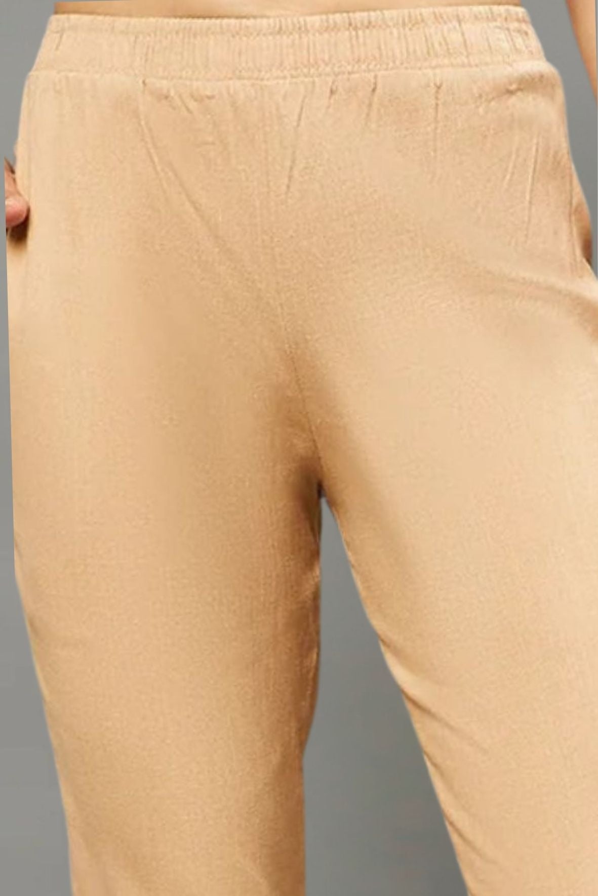 Beige Double Lace Pants