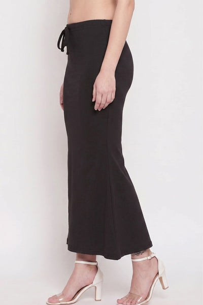 Black Petticoat Saree Shapewear Inskirt