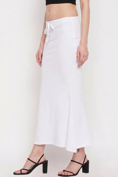 White Petticoat Saree Shapewear Inskirt