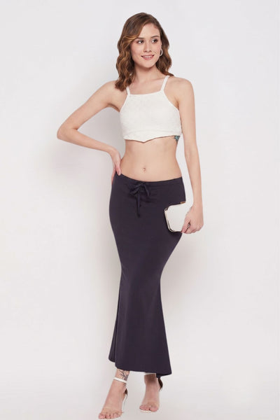 Navy Blue Petticoat Saree Shapewear Inskirt