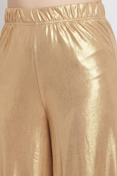 Gold Shimmer Palazzo