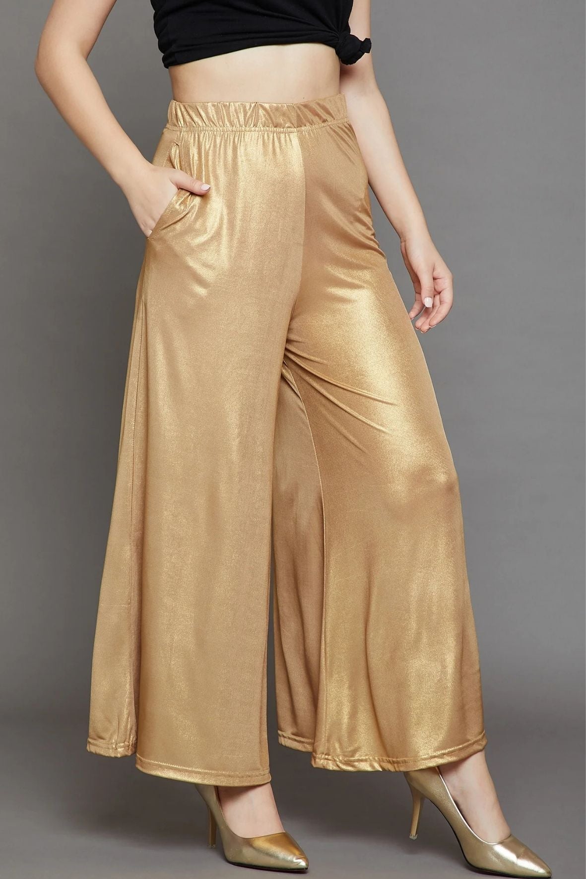 Gold Shimmer Palazzo