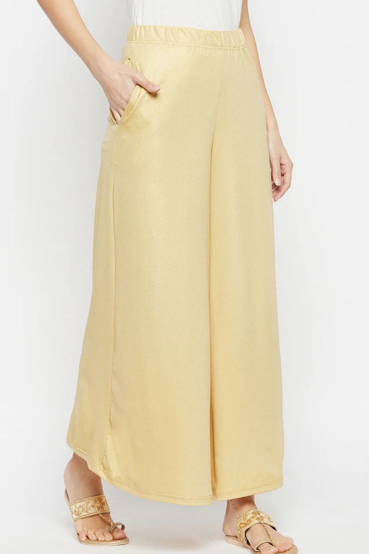 Medium Gold Shimmer Palazzo