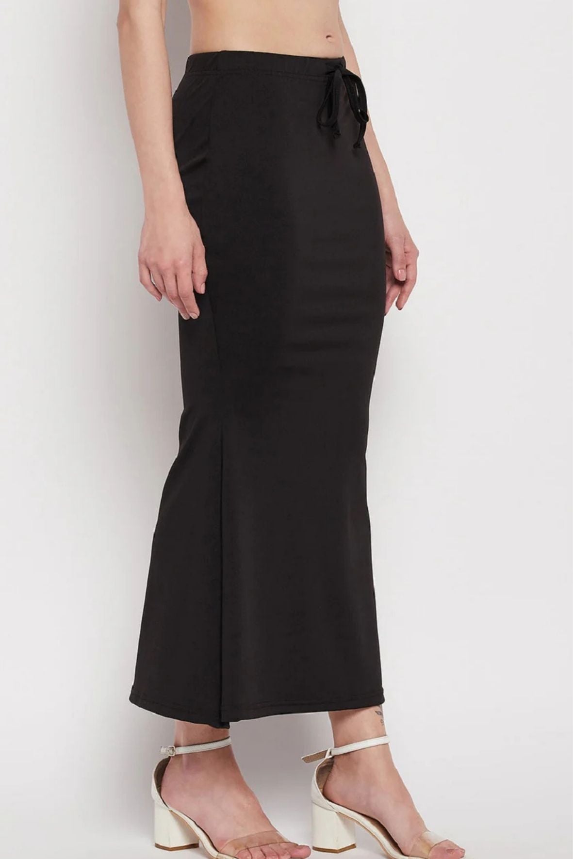 Black Petticoat Saree Shapewear Inskirt