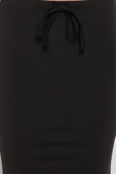 Black Petticoat Saree Shapewear Inskirt