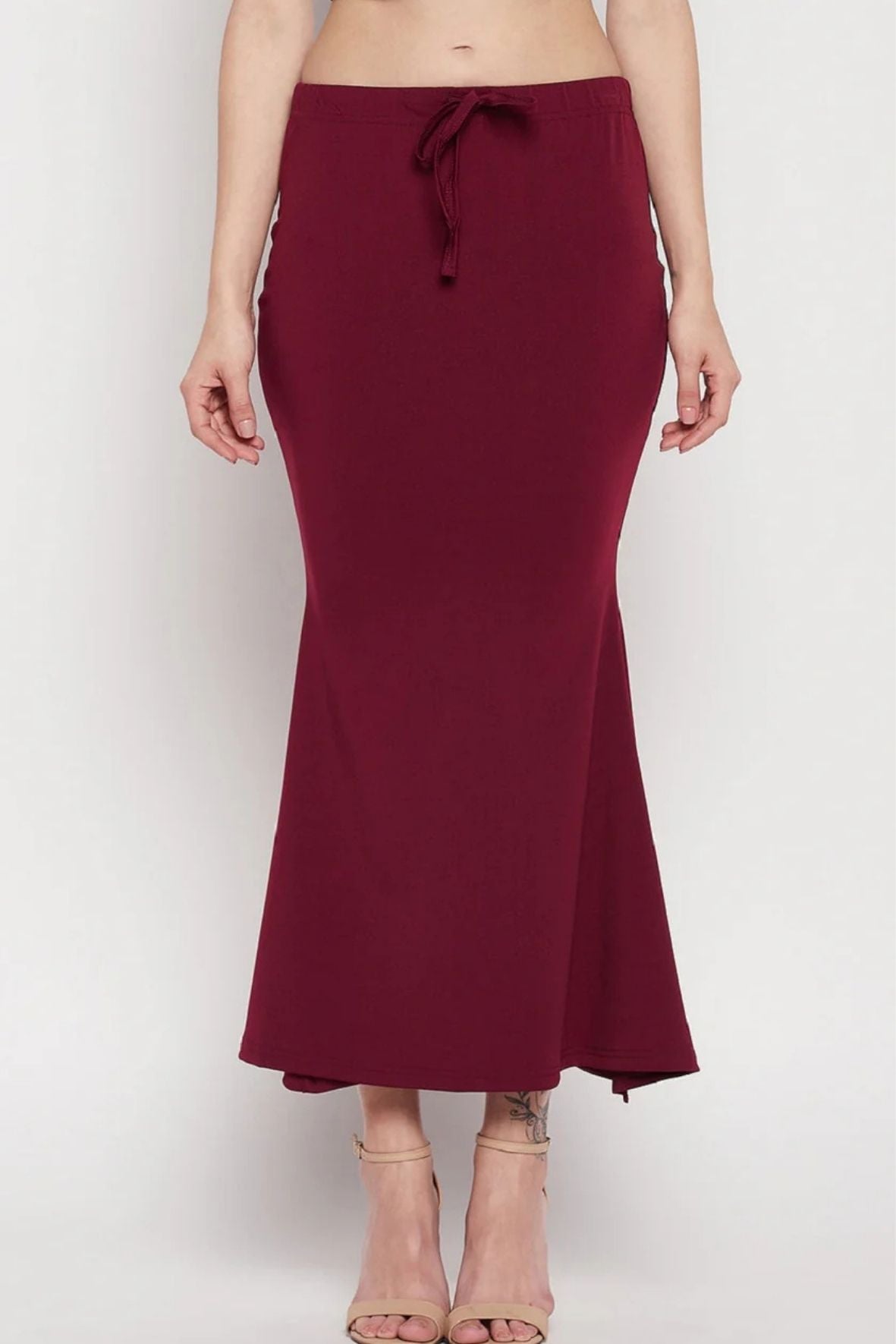 Maroon Petticoat Saree Shapewear Inskirt