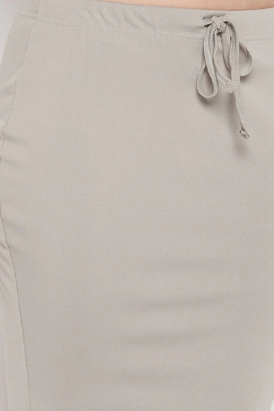Light Grey Petticoat Saree Shapewear Inskirt