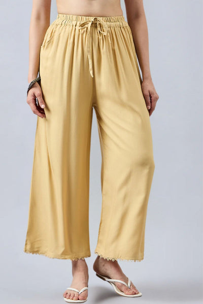 Gold Lace Palazzos