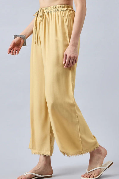 Gold Lace Palazzos