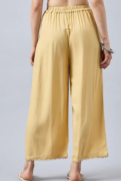 Gold Lace Palazzos