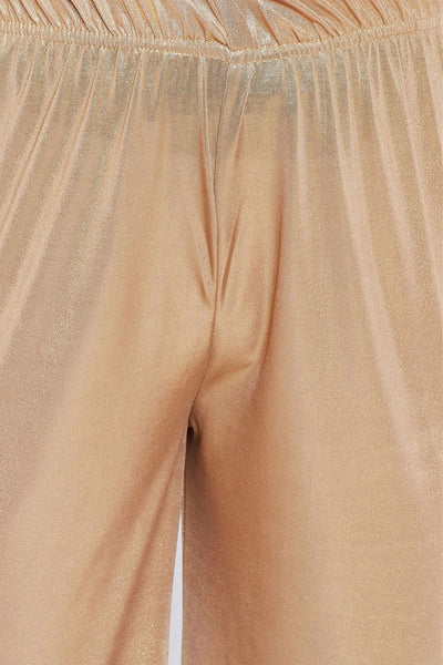 Kids Gold Shimmer Palazzo