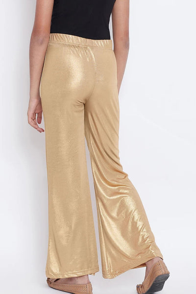 Kids Gold Shimmer Palazzo