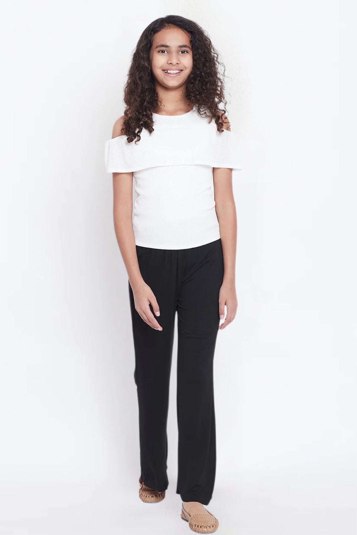 Black Viscose Palazzo