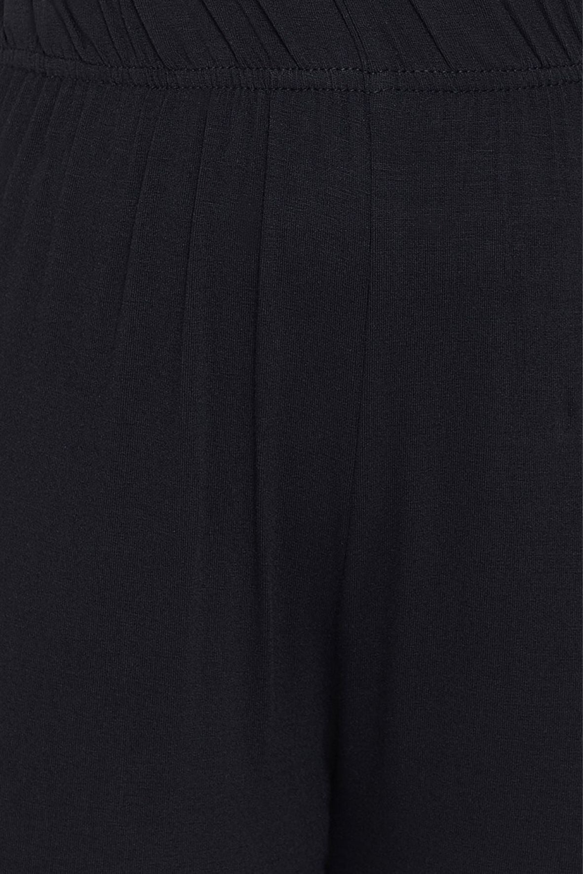 Black Viscose Palazzo