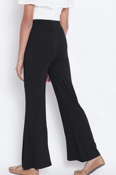 Black Viscose Palazzo