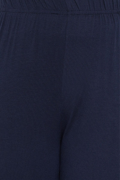 Navy Blue Viscose Palazzo