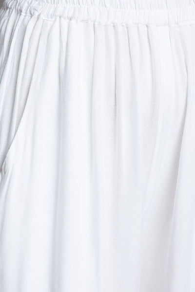 White Plain Rayon Palazzo