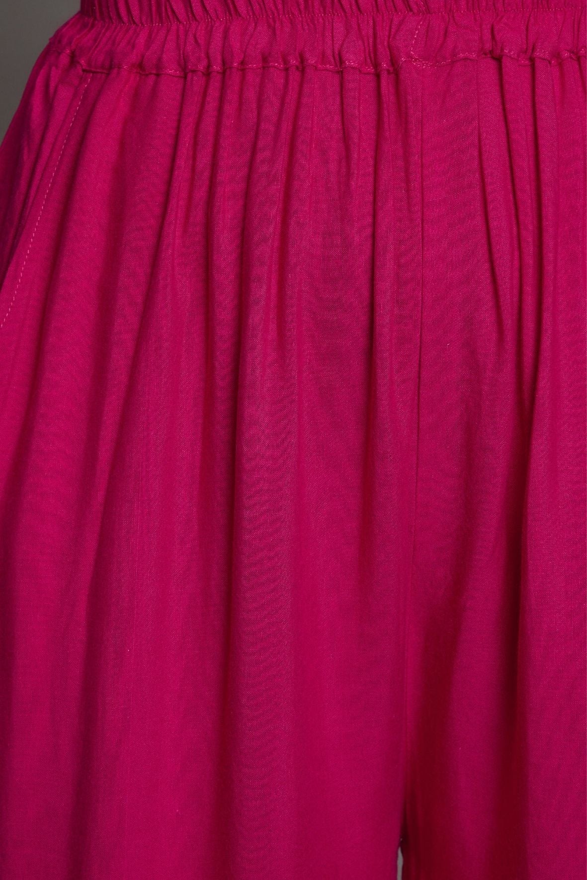 Rani Pink Plain Rayon Palazzo