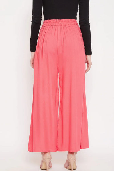Peach Rayon Palazzo