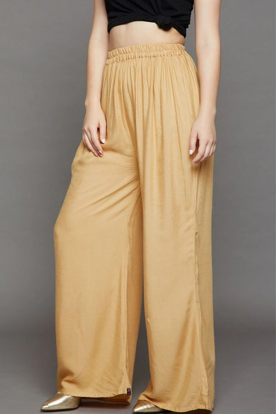 Skin Plain Rayon Palazzo