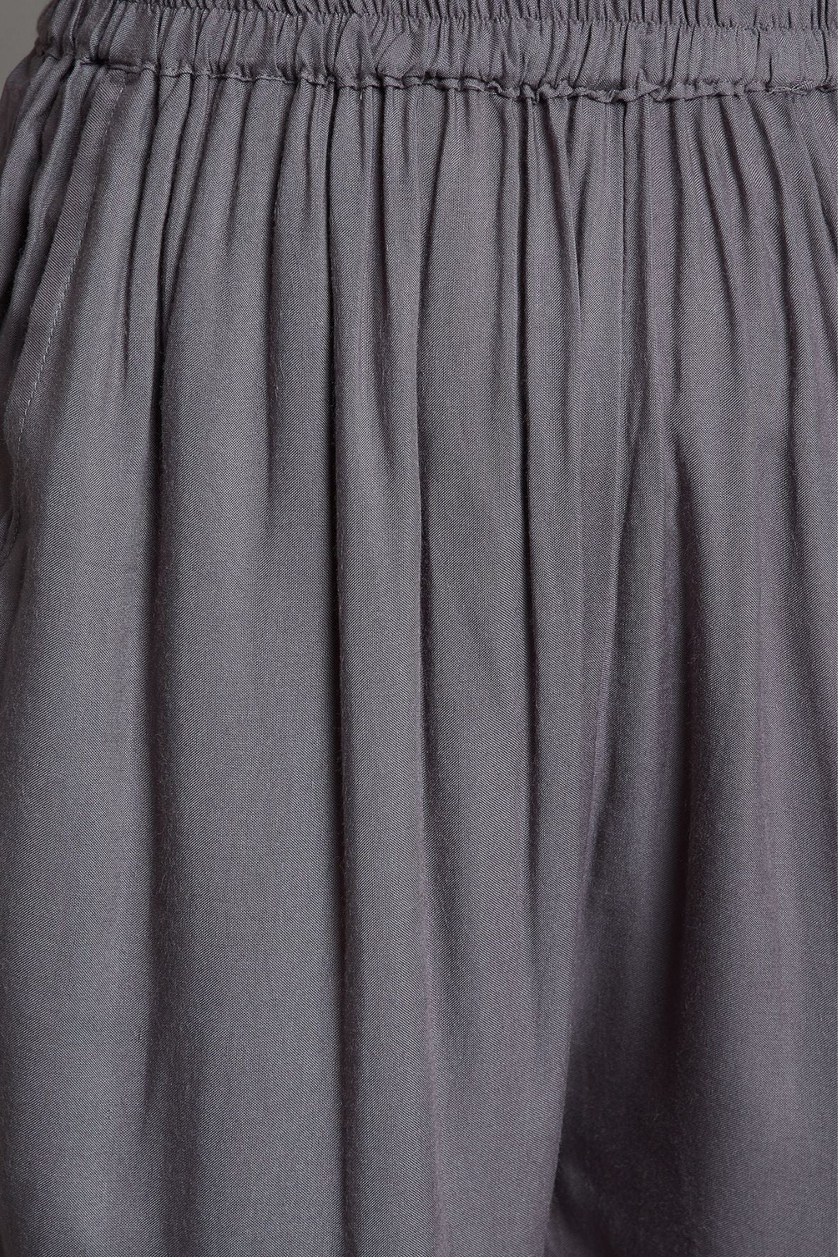 Grey Plain Rayon Palazzo