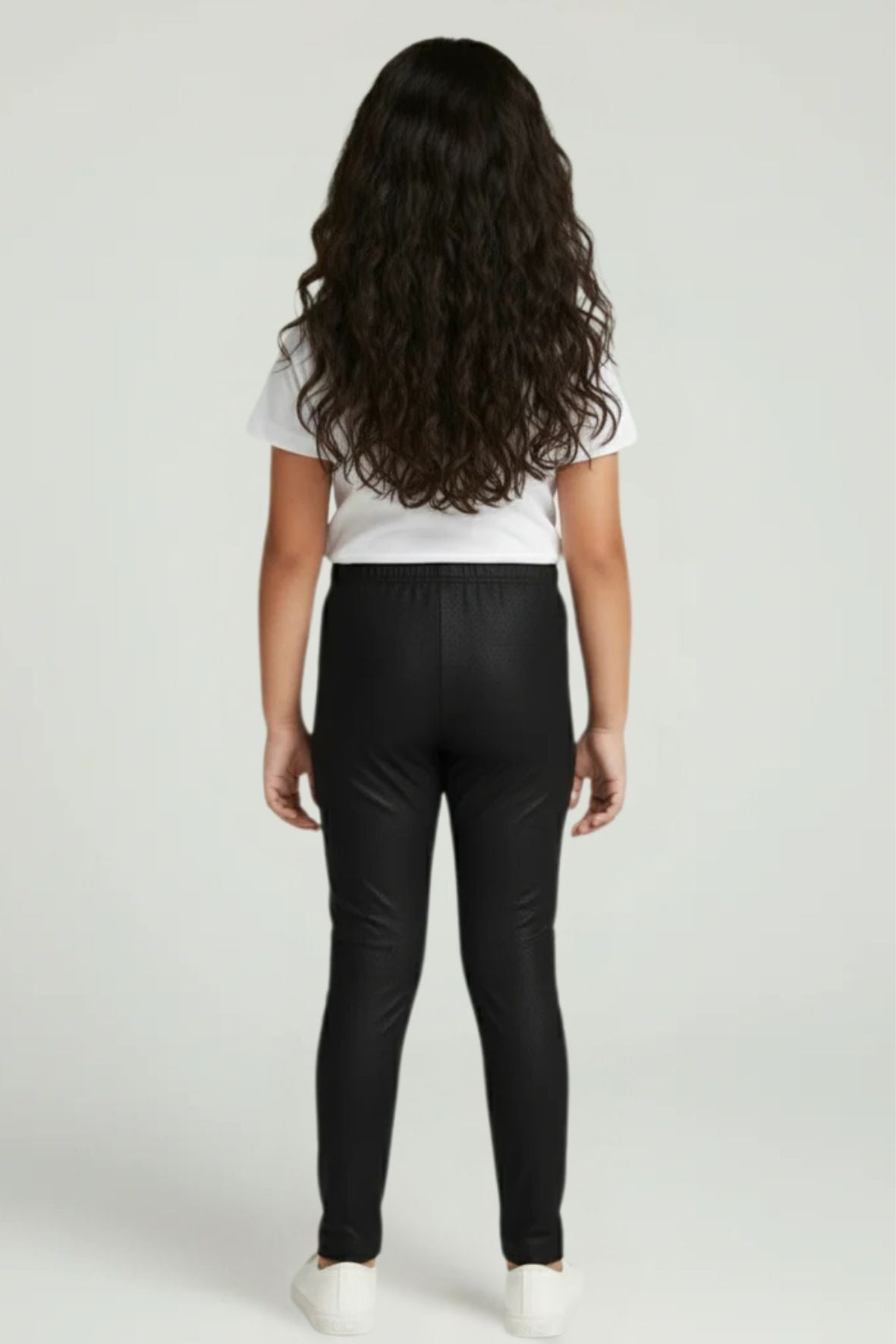 Black Metallic Leggings