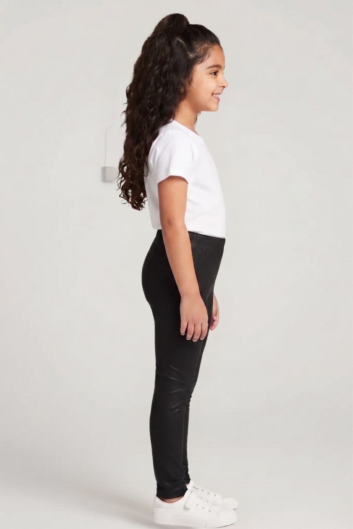 Black Metallic Leggings