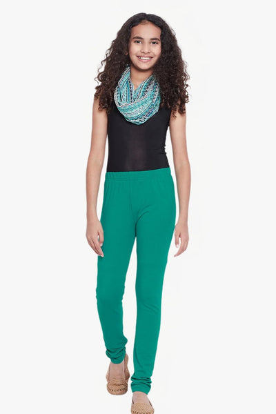 Rama Green Colour Leggings