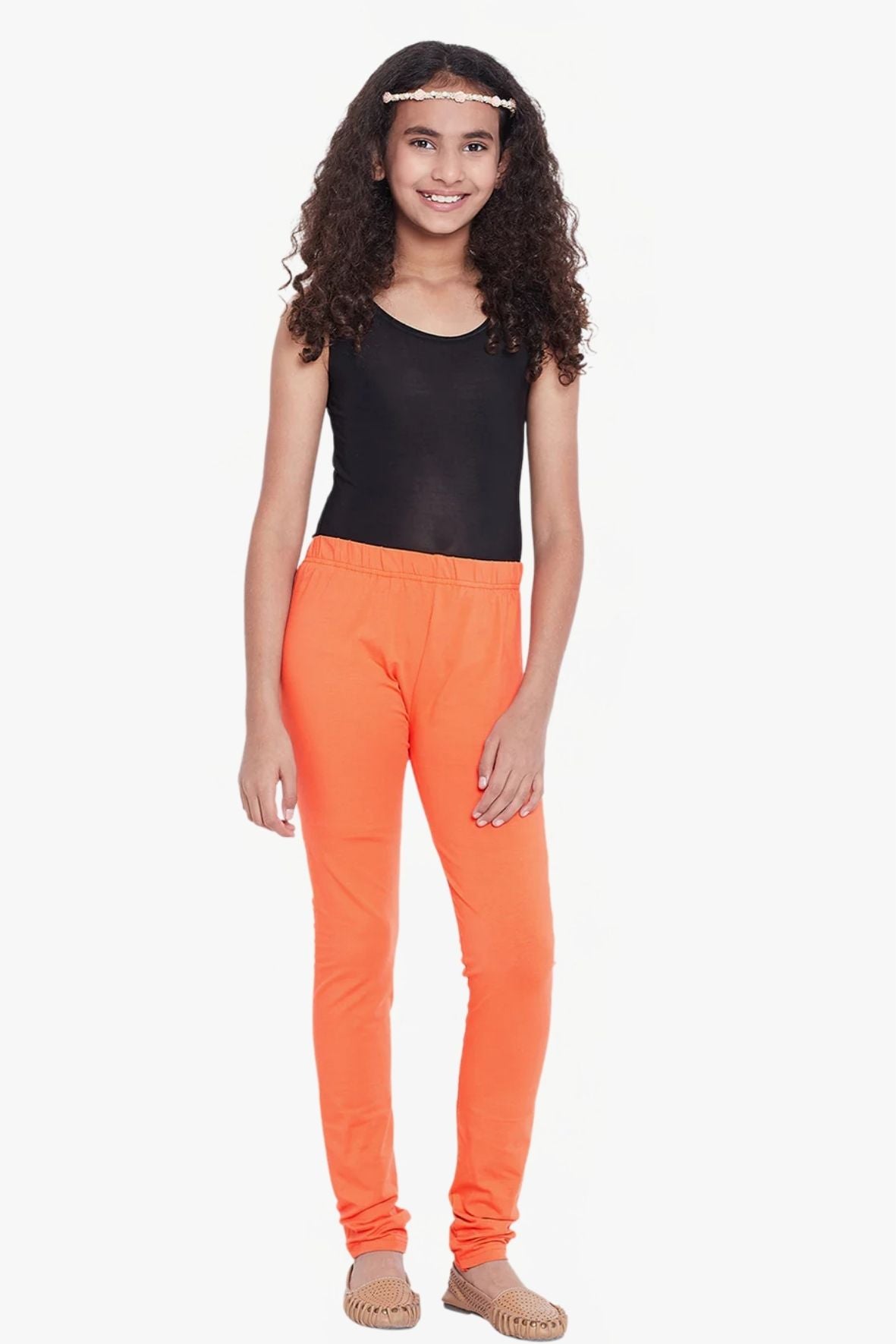 Orange Colour Leggings