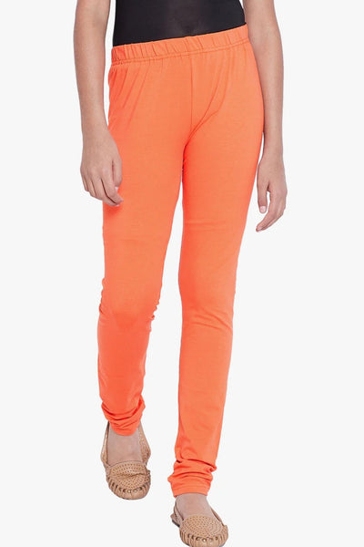 Orange Colour Leggings