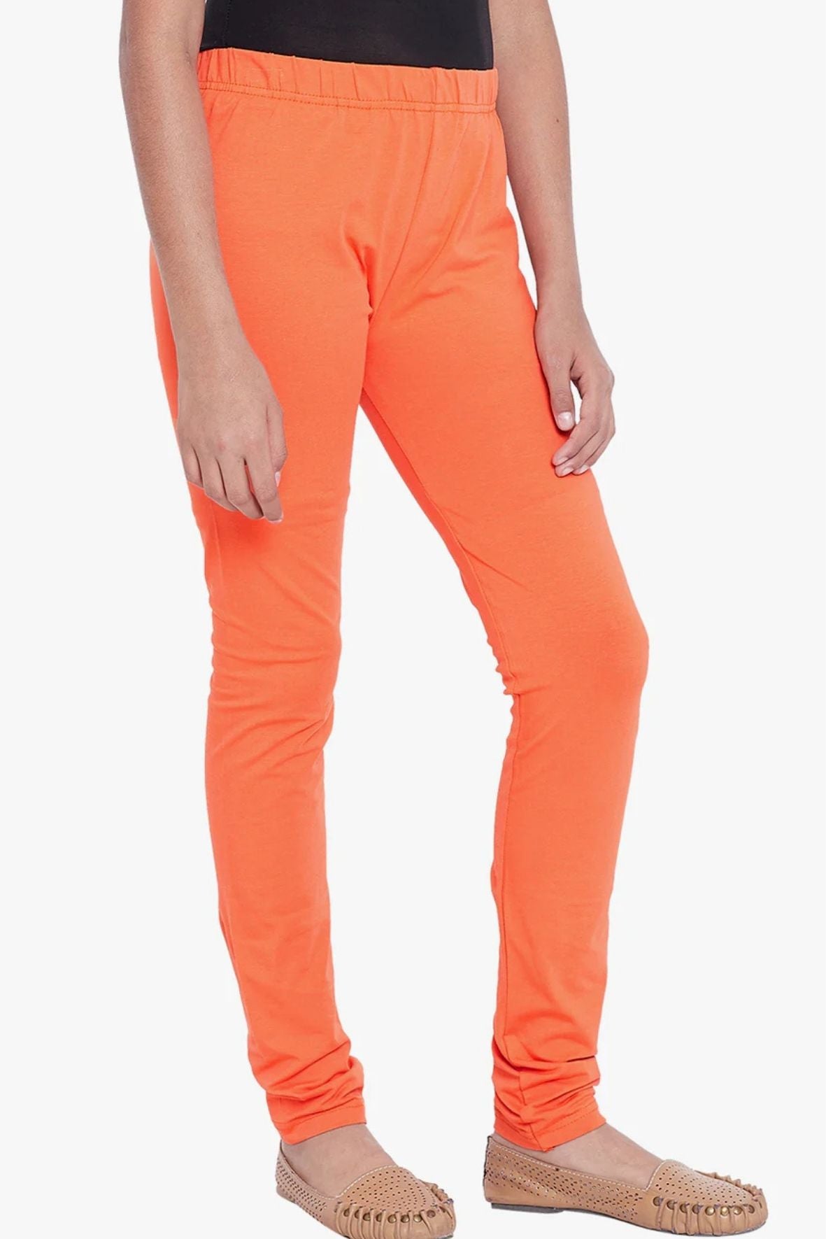 Orange Colour Leggings