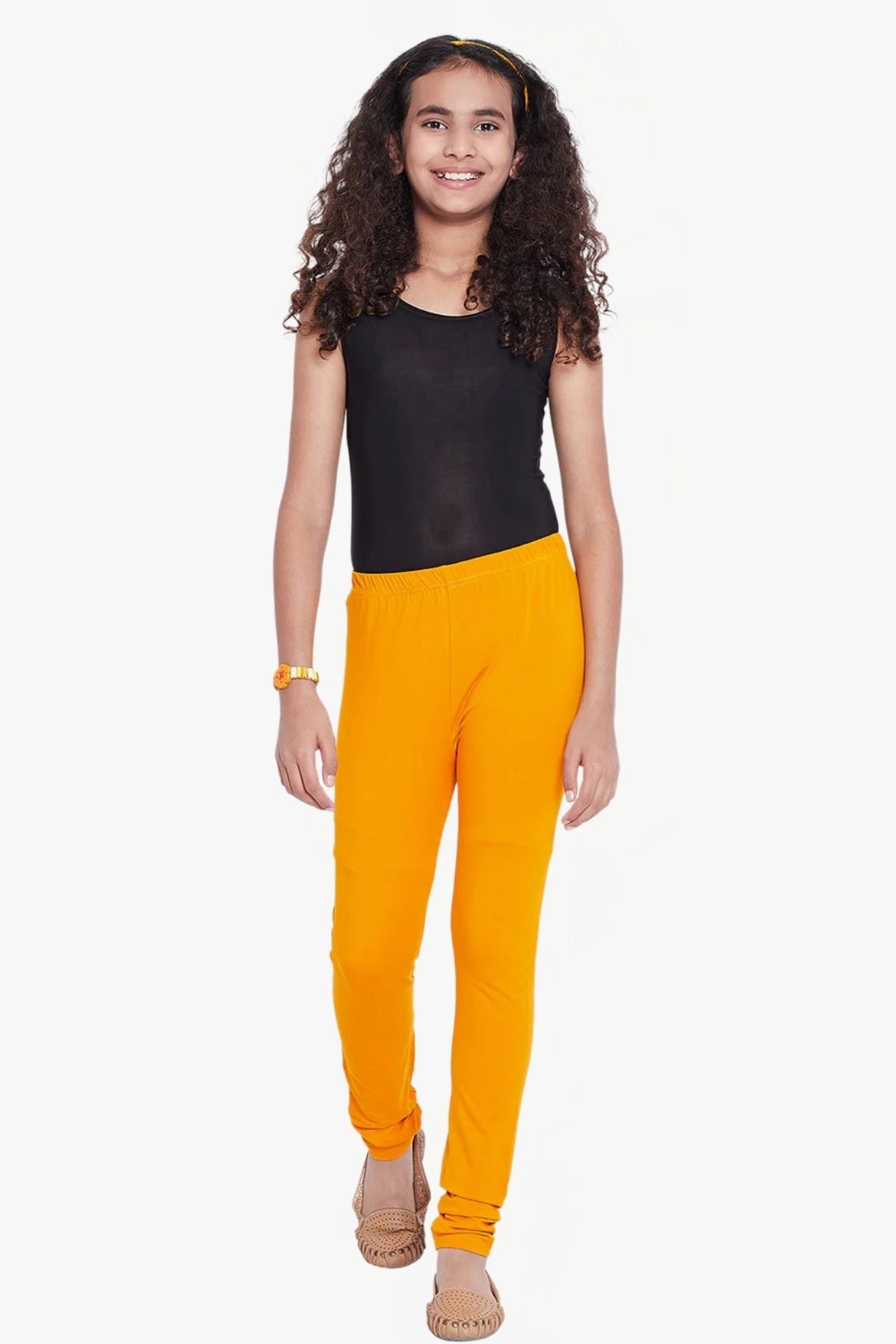 Mango Yellow Colour Leggings