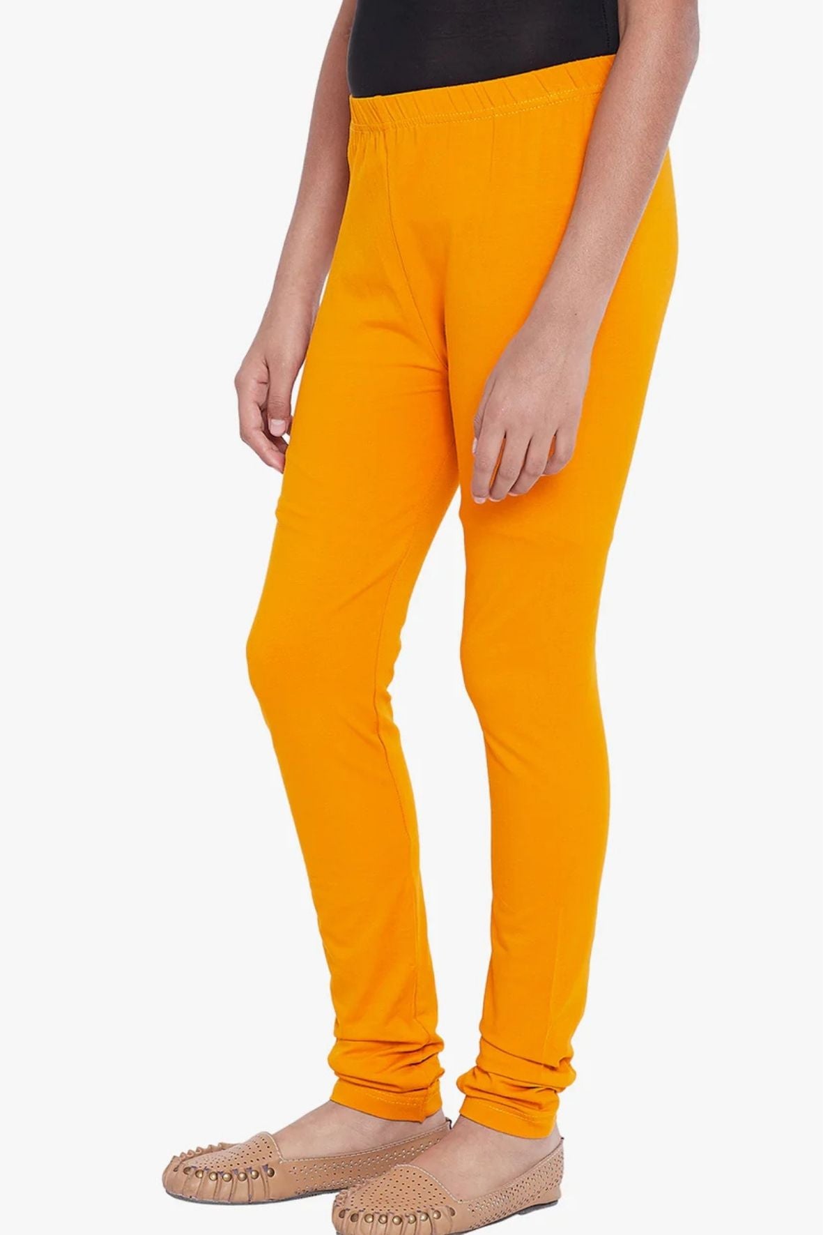 Mango Yellow Colour Leggings